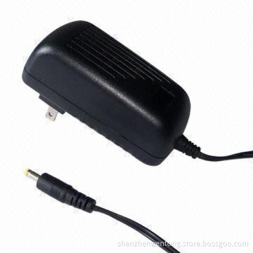 24W AC/DC Adapter with UL Plug, 100 to 240V AC Input Voltage and 0.25mA Maximum Leakage Current
